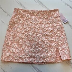 NWT Wild Fable Pink Floral Mini Skirt